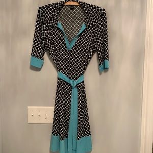 Women’s NWOT Black and White pattern Dress